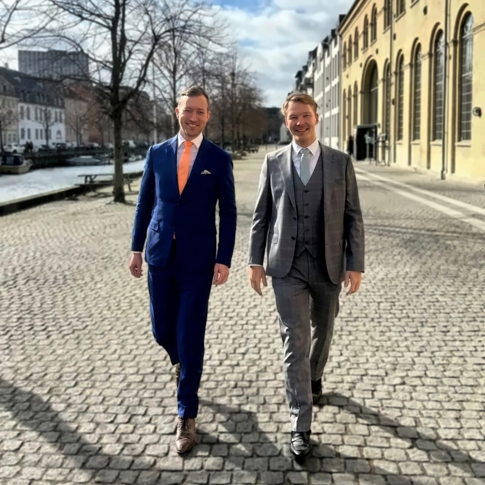 Founders Frederik Hvalkof and Mikkel Hempel